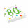 Servietten 33x33cm 20er 80 Konfetti Birthday - Amscan