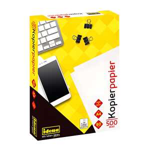 Idena Kopierpapier A4 500 Blatt,weiss, gm² 80g