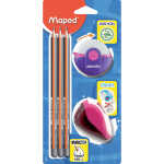 Multi Kit Maped 5-teilig Radierer,Spitzer,3 Bleist sortiert
