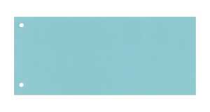 Trennstreifen RC blau 100 Blatt, 240x105mm 160g - RC Karton