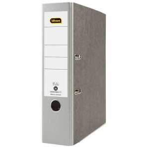 Idena Ordner A4 FSC-Mix 8cm Wolkenmarmor grau