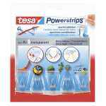 Powerstrips Deco-Haken - ablösbar, Tragfähigkeit 200 g, transparent