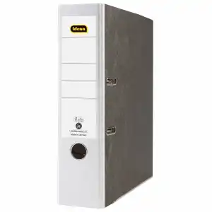 Idena Ordner A4 FSC-Mix 8cm Wolkenmarmor weiß