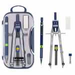 Zirkel-Set mit Bleistift Radierer Minen - 5-teilig