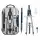 Zirkel-Set mit Bleistift Radierer Minen - 5-teilig