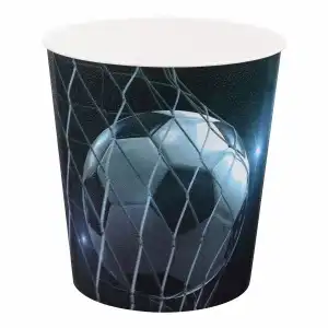 Idena Papierkorb aus PP 9 Liter, Fussball