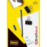 Idena Briefblock FSC-Mix kariert A5 kopfgeleimt