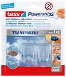 Powerstrips Deco-Haken XL - ablösbar, Tragfähigkeit 1 kg, transparent