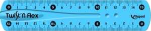 Lineal 15cm Twist n Flex sort. Maped M279110 unzerbrechlich