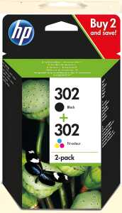 HP Druckerpatrone 302 black&color X4D37AE