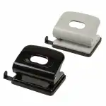 Idena Locher Metall sort. schwarz, grau, bis 16 Bl.