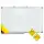Whiteboard Alurahmen 60x90cm mit Stiftablage magnetische Oberfläche