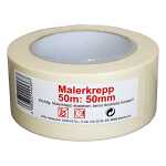 Malerkrepp 146 50mx50mm creme WIHE-lux 445036 mit Etikett