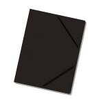 Falken Falken Einschlagmappe Karton schwarz, 3 Klappen,...