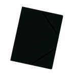Falken Falken Einschlagmappe Karton schwarz, 3 Klappen,...