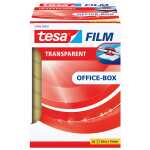 tesa Klebefilm Office Box - transparent, 19 mm x 66 m, 8 Rollen