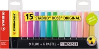 STABILO BOSS ORIGINAL 15er Set