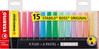 STABILO BOSS ORIGINAL 15er Set