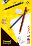 Idena Briefblock FSC-Mix blanko A5 kopfgeleimt