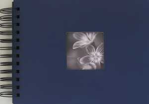 Fotospiralbuch Fine Art blau HAMA 90152 24x17cm