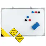 Idena Whiteboard Set 40x60cm,6 Magnete,Schwamm
