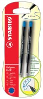 STABILO Ballpoint Refill 2er Blister blau