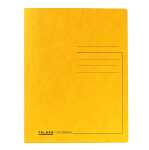 Falken Falken Schnellhefter A4 Karton gelb beh.u.kfm.Heftung, 25 Stück