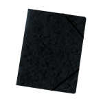 Falken Eckspanner Karton schwarz mit Gummizug, für...