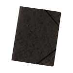 Falken Eckspanner Karton schwarz mit Gummizug, für...