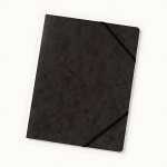 Falken Falken Eckspanner Karton schwarz mit Gummizug,...