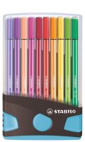 STABILO Pen 68 20er ColorParade anthrazit/hellblau