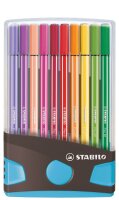 STABILO Pen 68 20er ColorParade anthrazit/hellblau