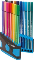 STABILO Pen 68 20er ColorParade anthrazit/hellblau