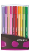 STABILO Pen 68 20er ColorParade anthrazit/pink