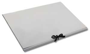 Zeichenmappe mit Band 50x70 cm FOLIA 6907 Graupappe