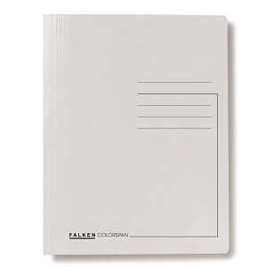 Falken Falken Schnellhefter A4 Karton weiß beh.u.kfm.Heftung, 25 Stück