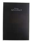 Adress-Telefonbuch A-Z schwarz STYLEX 46625 18x22cm ca. A5