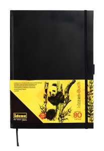 Skizzenbuch FSC-Mix A4 80 Blatt 110g/m² mit Gummiband und Stifthalter