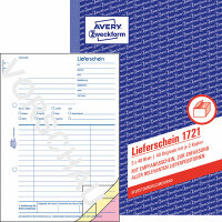 Zweckform 1721 Lieferscheine mit Empfangsschein, DIN A5,...