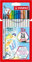 STABILO Pen 68 brush 12er Kartonetui