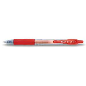Pilot Gelschreiber G2-7 - 0,4 mm, rot