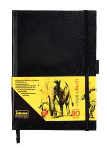 Skizzenbuch FSC-Mix A5 80 Blatt 110g/m² mit Gummiband und Stifthalter