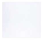 Nachfüllseiten 23x21cm weiß 15er, Lochabstand...