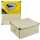 Box creme mit Deckel, 36x28x17cm - Aufbewahrungsbox faltbar