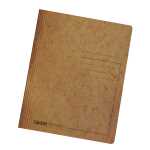 Falken Schnellhefter A4 Karton braun beh.u.kfm.Heftung, 25 Stück