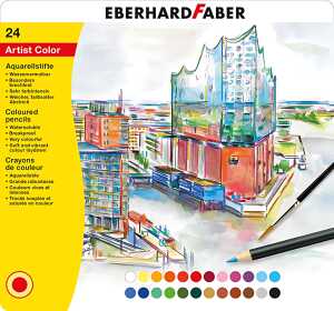 Aquarellbuntstifte 24er Metalletui