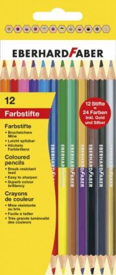 Farbstiftetui 12ST sortiert EBERHARD FABER 514811