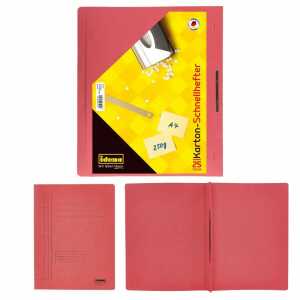 Idena Kartonschnellhefter A4, rot, 250g/m²