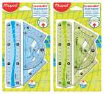Maped Geometrie-Set Mini Flex, bruc hfest, 4-teilig...