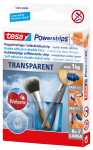 tesa Powerstrips Large - ablösbar, Tragfähigkeit 1 kg, transparent